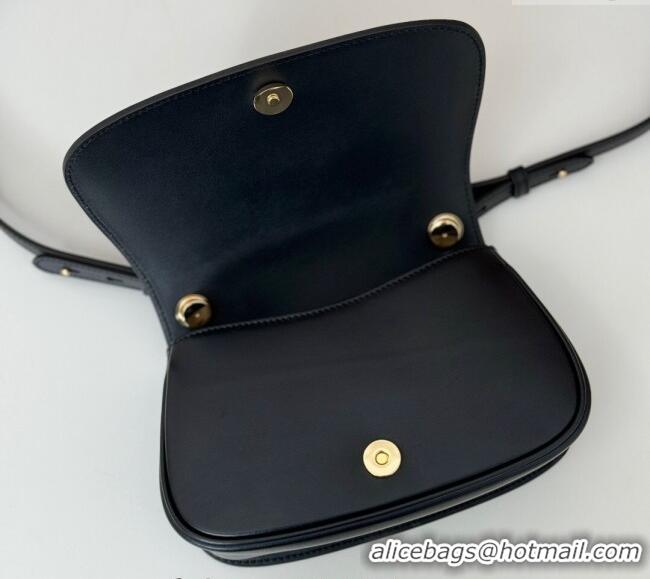 Famous Brand Gucci Blondie Small Shoulder bag in Linen Canvas and Leather 815700 Black 2024