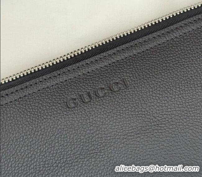 New Style Gucci B Leather Small Crossbody Bag 801887 Black 2024