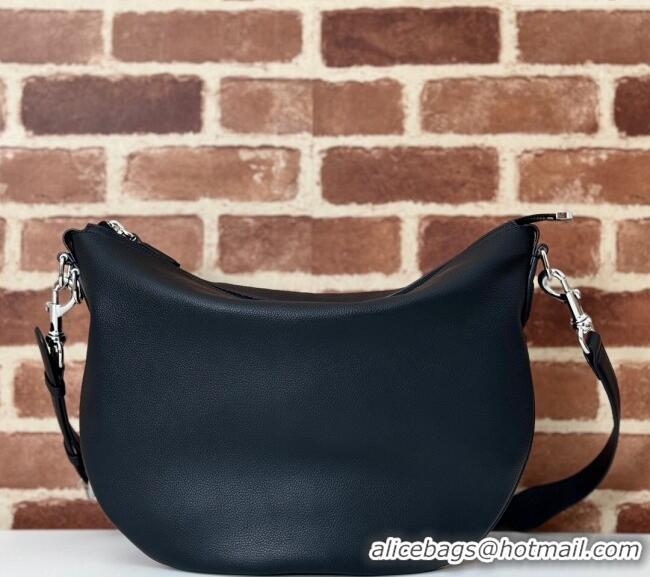 New Style Gucci B Leather Small Crossbody Bag 801887 Black 2024