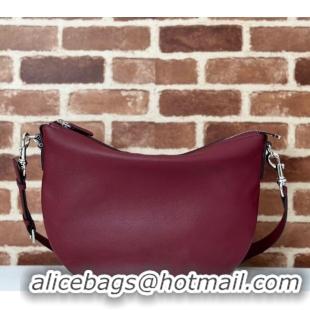 Luxury Cheap Gucci B Leather Small Crossbody Bag 801887 Red 2024