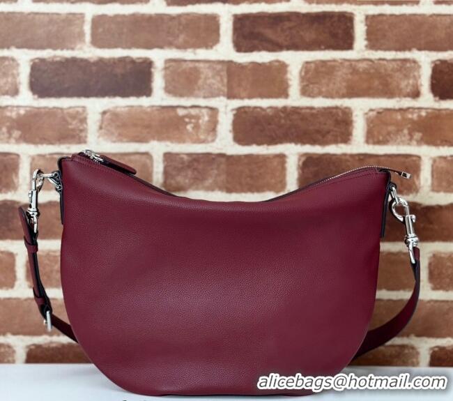 Luxury Cheap Gucci B Leather Small Crossbody Bag 801887 Red 2024