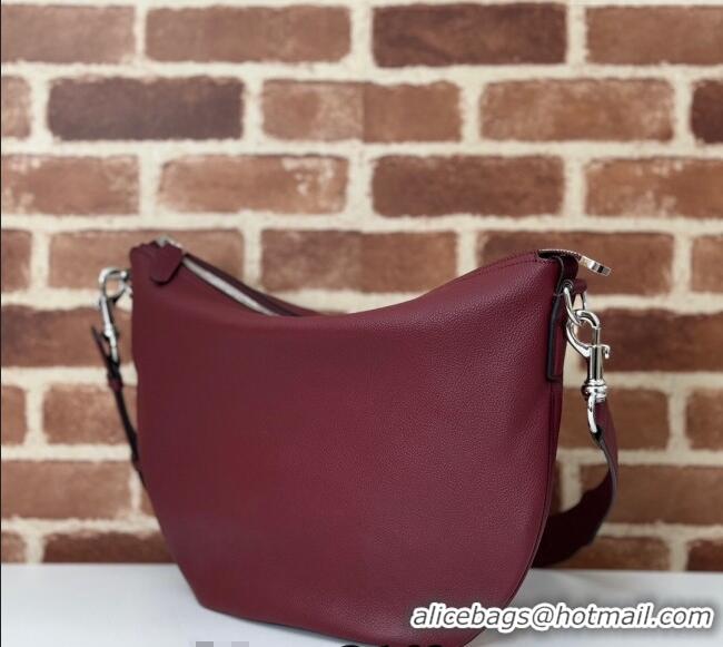 Luxury Cheap Gucci B Leather Small Crossbody Bag 801887 Red 2024