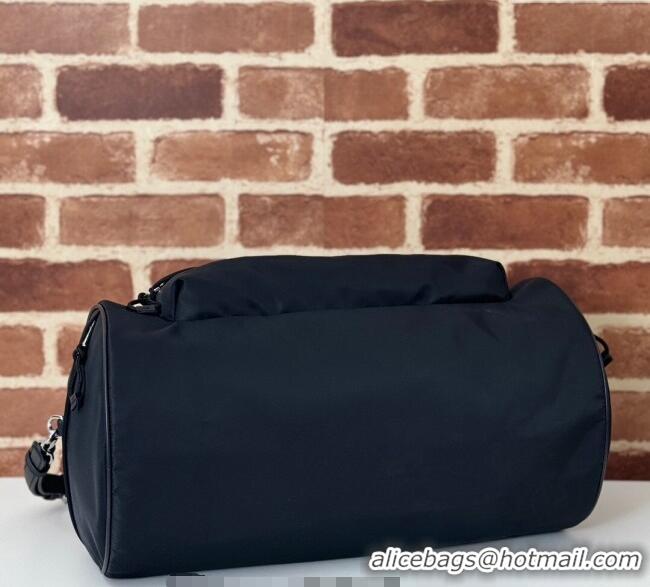 Promotional Gucci Mens Medium Nylon Duffle Bag 800185 Black 2024