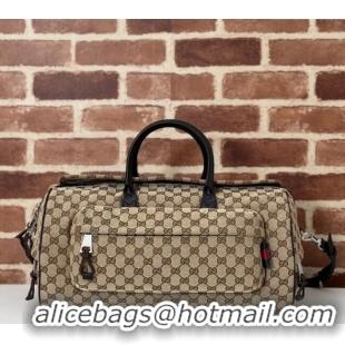 Promotional Gucci Mens Medium Original GG Canvas Duffle Bag 800185 Beige 2024