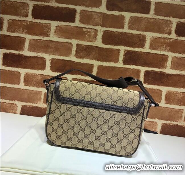 Trendy Design Gucci GG Canvas Messenger Shoulder bag 449172 Beige/Coffee Brown 2024