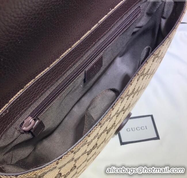 Trendy Design Gucci GG Canvas Messenger Shoulder bag 449172 Beige/Coffee Brown 2024