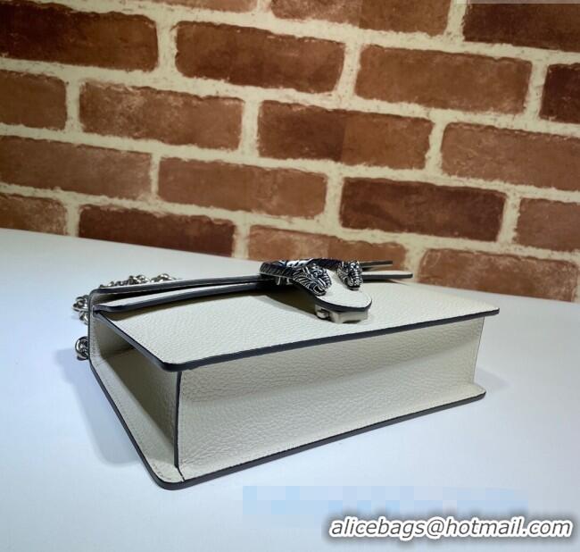 Pretty Style Gucci Dionysus Grained Leather Small Shoulder Bag ‎499623 White/Blue/Silver 2024