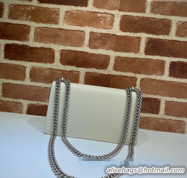 Pretty Style Gucci Dionysus Grained Leather Small Shoulder Bag ‎499623 White/Blue/Silver 2024