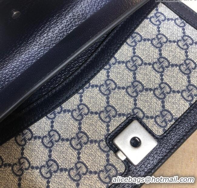 Buy Fashionable Gucci Dionysus GG Canvas and Leather Small Bag 499623 Beige/Blue 2024