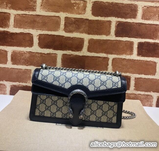 Buy Fashionable Gucci Dionysus GG Canvas and Leather Small Bag 499623 Beige/Blue 2024