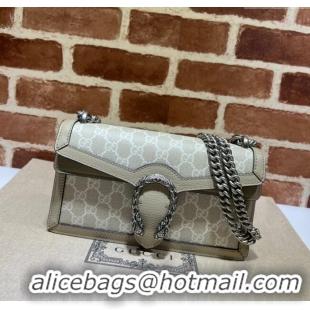 Buy Classic Gucci Dionysus GG Canvas and Leather Small Bag 499623 Beige/Oatmeal 2024