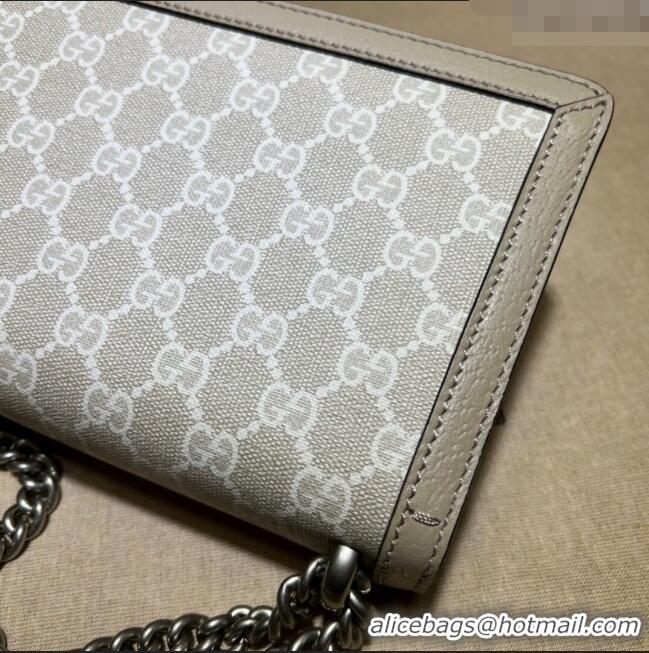 Buy Classic Gucci Dionysus GG Canvas and Leather Small Bag 499623 Beige/Oatmeal 2024
