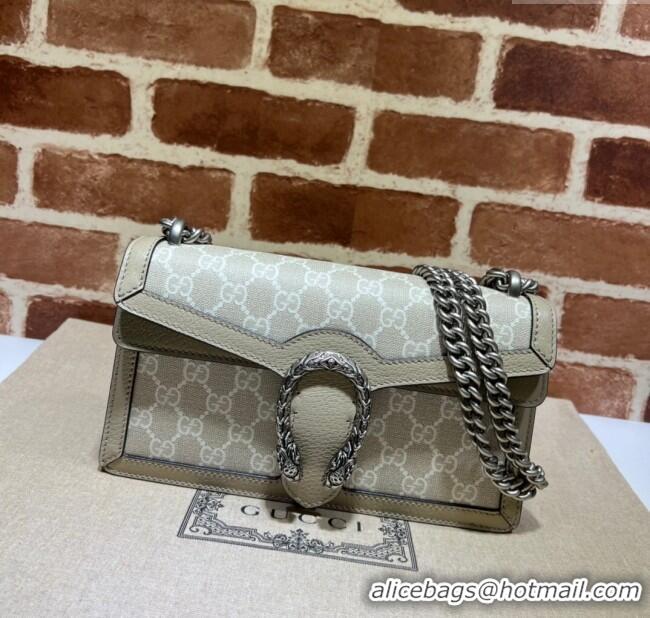 Buy Classic Gucci Dionysus GG Canvas and Leather Small Bag 499623 Beige/Oatmeal 2024