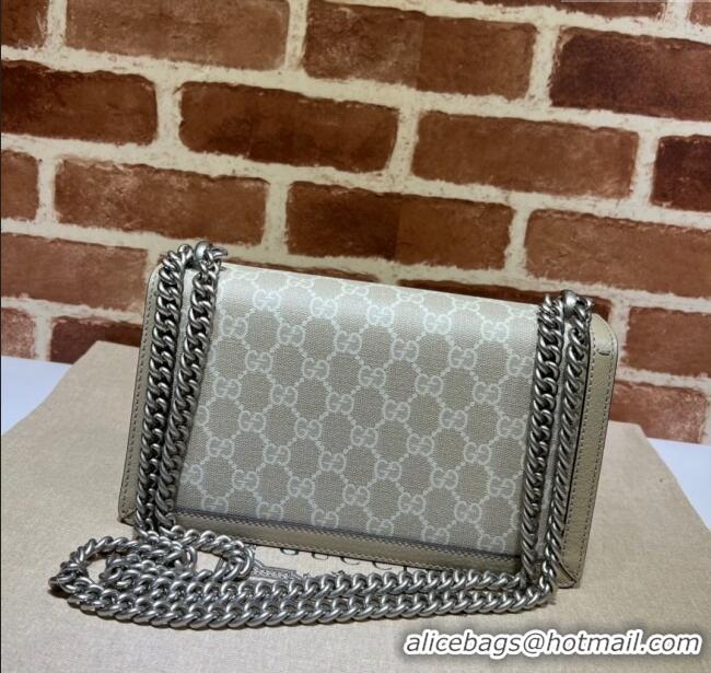 Buy Classic Gucci Dionysus GG Canvas and Leather Small Bag 499623 Beige/Oatmeal 2024