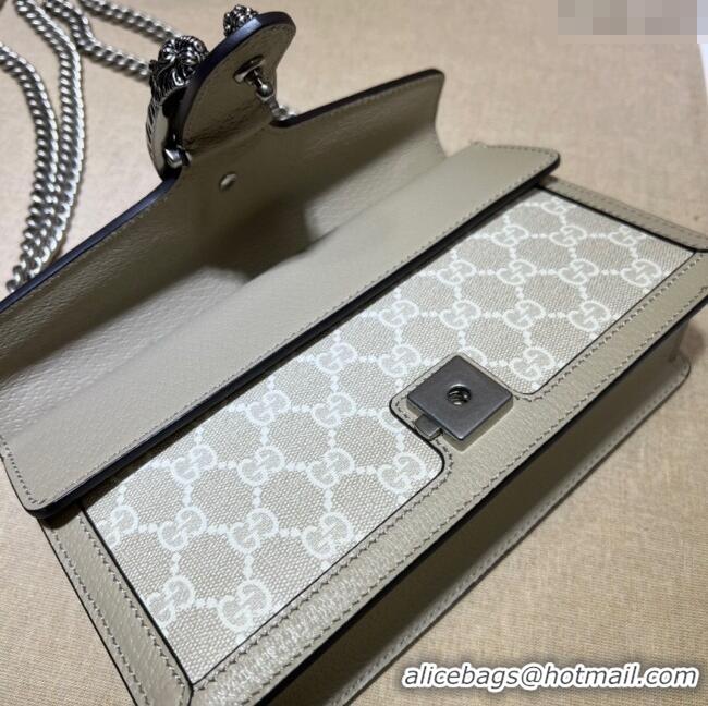 Buy Classic Gucci Dionysus GG Canvas and Leather Small Bag 499623 Beige/Oatmeal 2024