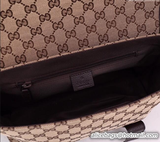 Most Popular Gucci GG Canvas Messenger Shoulder Bag 374429 Beige/Coffee Brown 2024