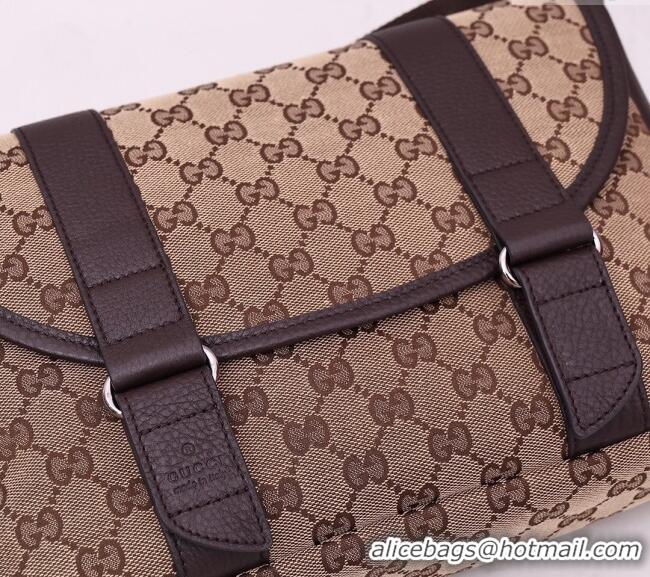 Most Popular Gucci GG Canvas Messenger Shoulder Bag 374429 Beige/Coffee Brown 2024