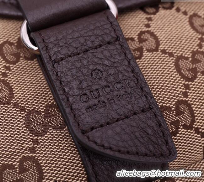 Most Popular Gucci GG Canvas Messenger Shoulder Bag 374429 Beige/Coffee Brown 2024
