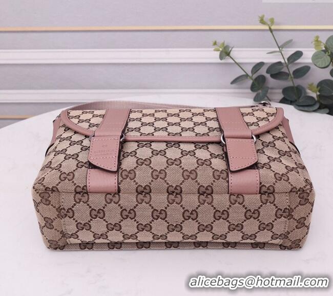 New Fashion Gucci GG Canvas Messenger Shoulder Bag 374429 Beige/Nude Pink 2024