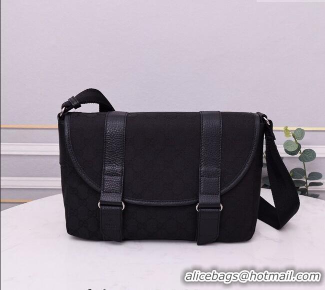 Inexpensive Gucci GG Canvas Messenger Shoulder Bag 374429 Black 2024