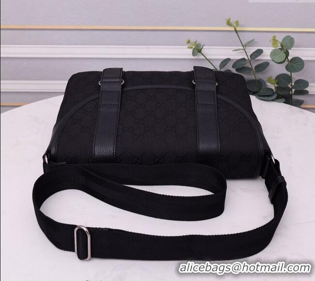 Inexpensive Gucci GG Canvas Messenger Shoulder Bag 374429 Black 2024