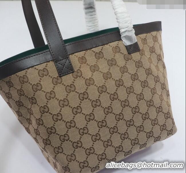 New Cheap Gucci Totissima GG Canvas Small Tote Bag 788211 Beige/Coffee Brown 2024