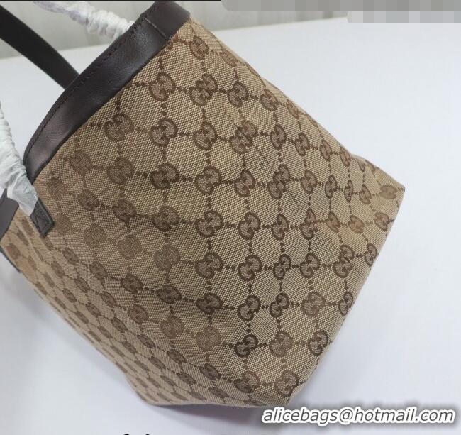 New Cheap Gucci Totissima GG Canvas Small Tote Bag 788211 Beige/Coffee Brown 2024