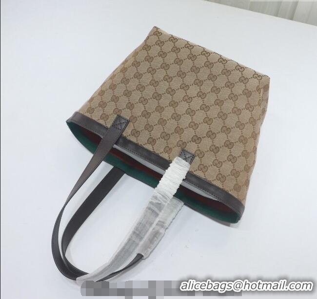 New Cheap Gucci Totissima GG Canvas Small Tote Bag 788211 Beige/Coffee Brown 2024