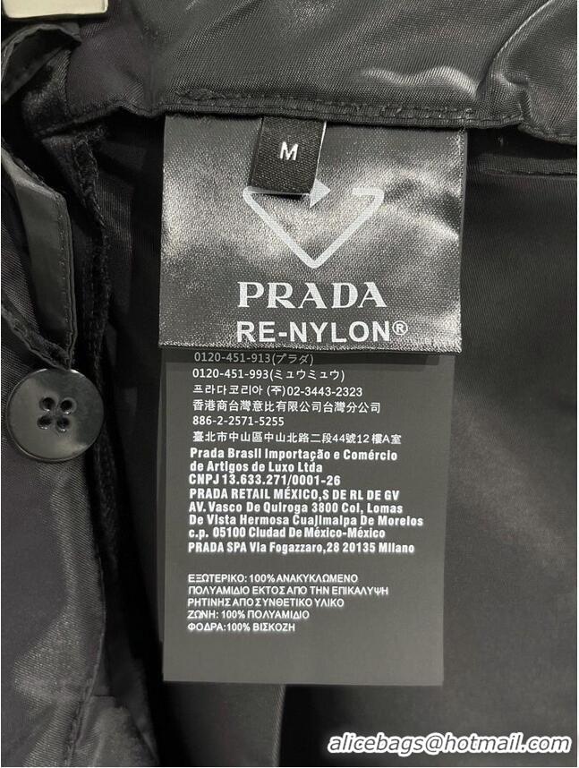 ​Top Grade Prada Pleated Miniskirt PA2167 Black 2025
