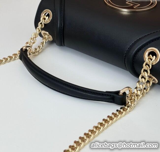 Best Cheap Gucci Blondie Leather Small Shoulder Bag 815715 Black 2024
