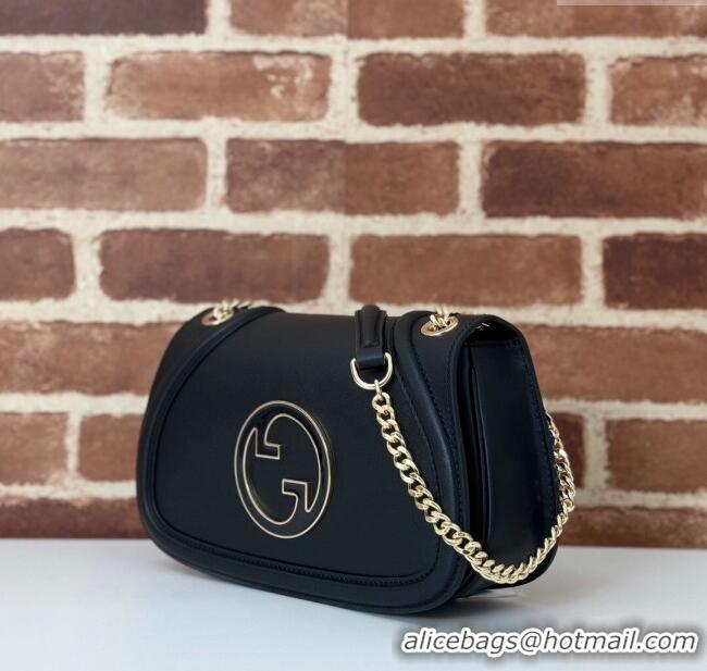Best Cheap Gucci Blondie Leather Small Shoulder Bag 815715 Black 2024