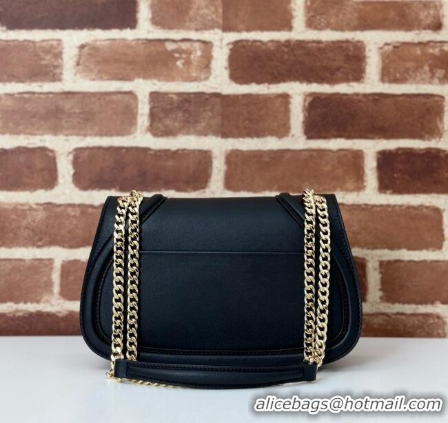 Best Cheap Gucci Blondie Leather Small Shoulder Bag 815715 Black 2024