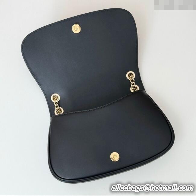 Best Cheap Gucci Blondie Leather Small Shoulder Bag 815715 Black 2024