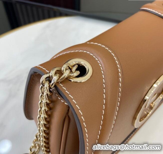 Cheapest Gucci Blondie Leather Mini Shoulder Bag 815711 Brown 2024