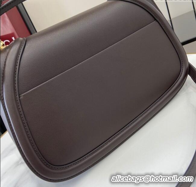 Market Sells Gucci Blondie Large Top Handle Bag 815716 Coffee Smooth Leather 2024