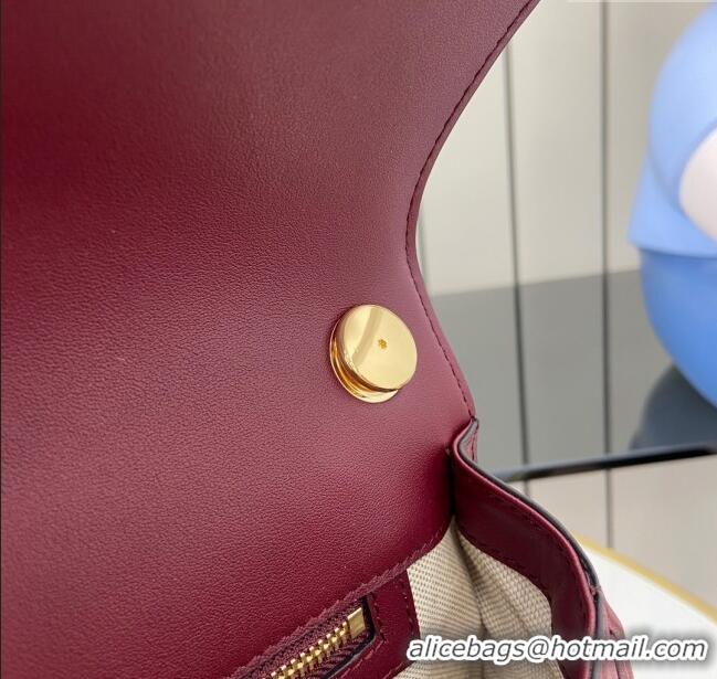 Buy Wholesale Gucci Blondie Large Top Handle Bag 815716 Burgundy Smooth Leather 2024