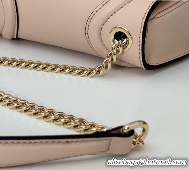 Classic Cheap Gucci Blondie Mini Shoulder Bag in Leather 815711 Light Pink 2024