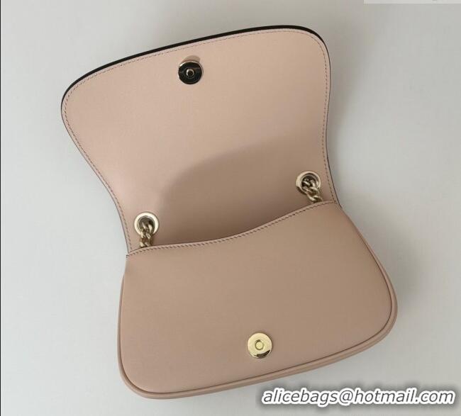Classic Cheap Gucci Blondie Mini Shoulder Bag in Leather 815711 Light Pink 2024