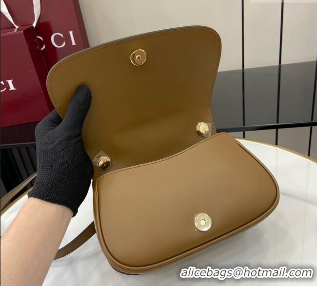 Modern Classic Gucci Blondie Small Shoulder bag in Suede 815700 Light Brown 2024