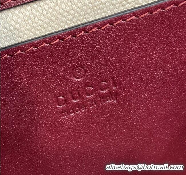 Original Cheap Gucci Blondie Small Shoulder bag in Suede 815700 Red/Burgundy 2024