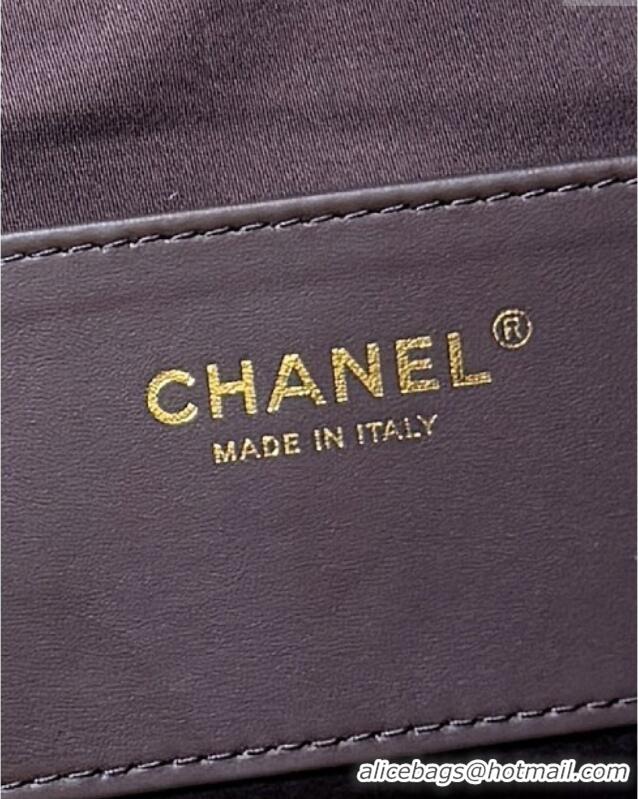 Buy Discount Chanel 25 Small Handbag in Grained Calfskin AS5293 Dark Coffee 2025 Top Quality