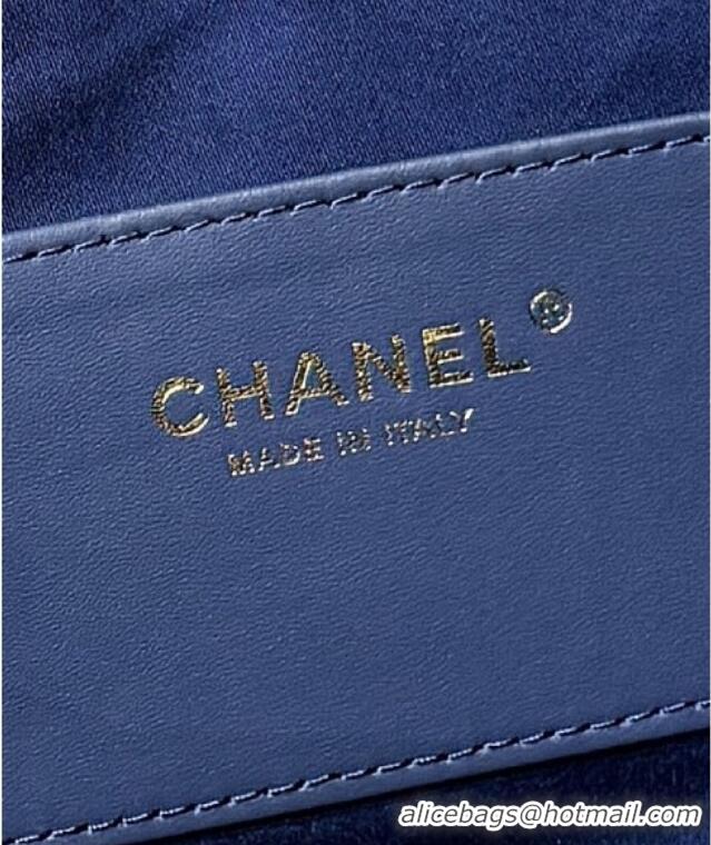 Grade Design Chanel 25 Small Handbag in Grained Calfskin AS5293 Deep Blue 2025 Top Quality