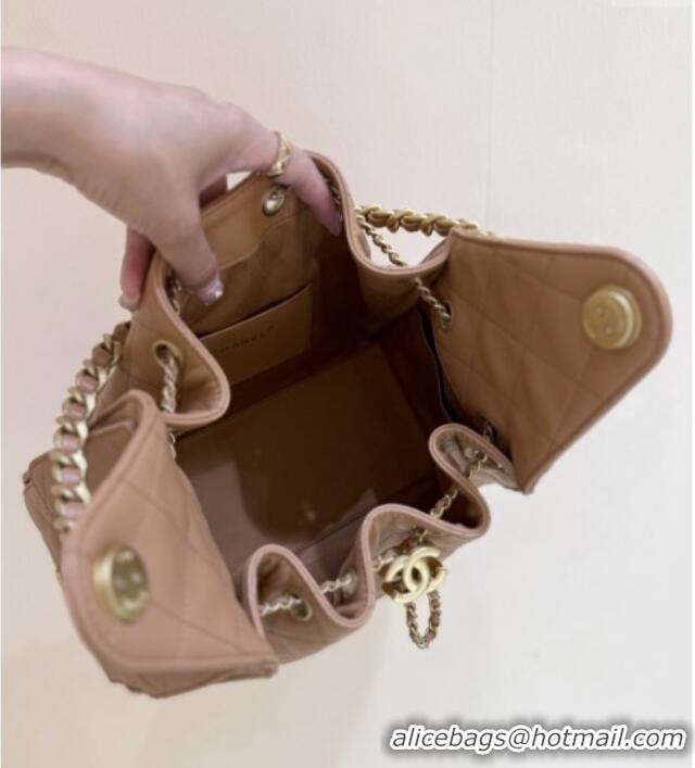 Promotional Chanel 25 Small Handbag in Grained Calfskin AS5293 Caramel 2025 Top Quality