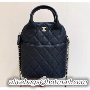 Most Popular Chanel Grained Calfskin Clutch with Chain AP4742 Black 2025 Top Quality
