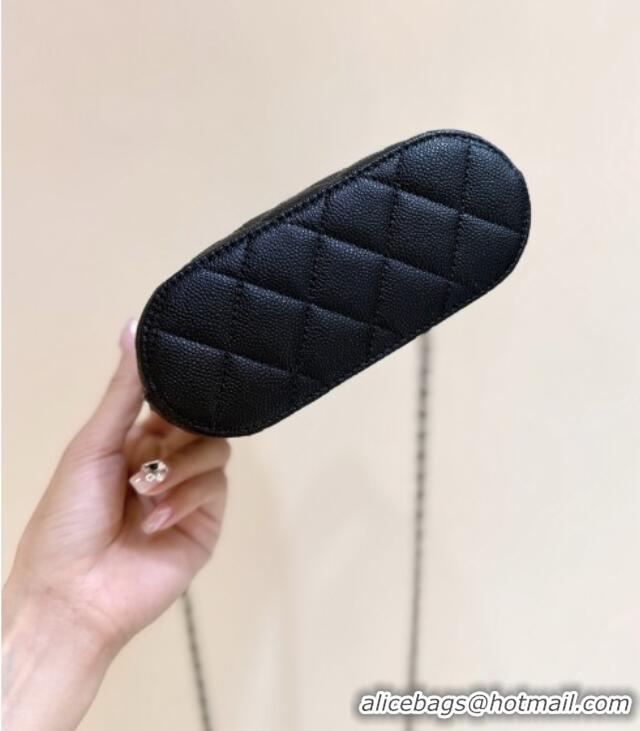 Most Popular Chanel Grained Calfskin Clutch with Chain AP4742 Black 2025 Top Quality