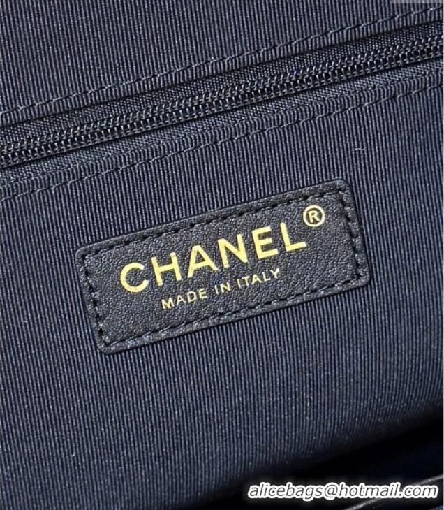 Famous Brand Chanel Calfskin Shopping Bag AS5636 Black 2025 Top Quality
