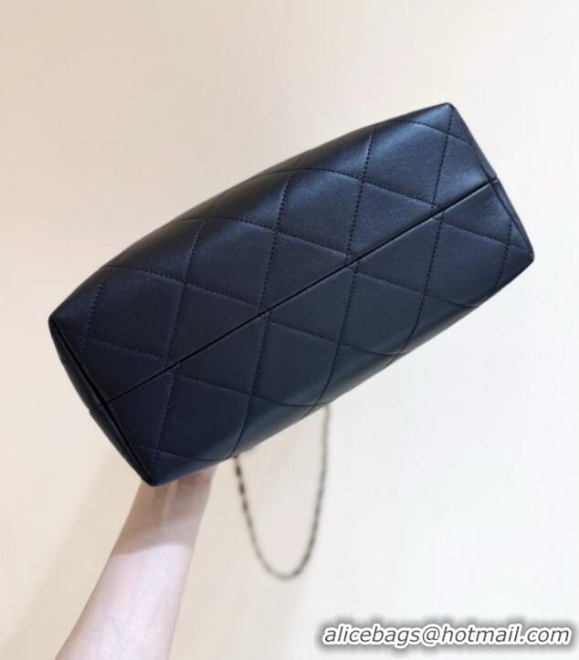 Famous Brand Chanel Calfskin Shopping Bag AS5636 Black 2025 Top Quality