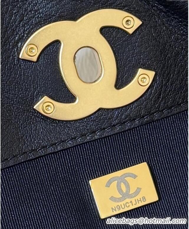 Famous Brand Chanel Calfskin Shopping Bag AS5636 Black 2025 Top Quality