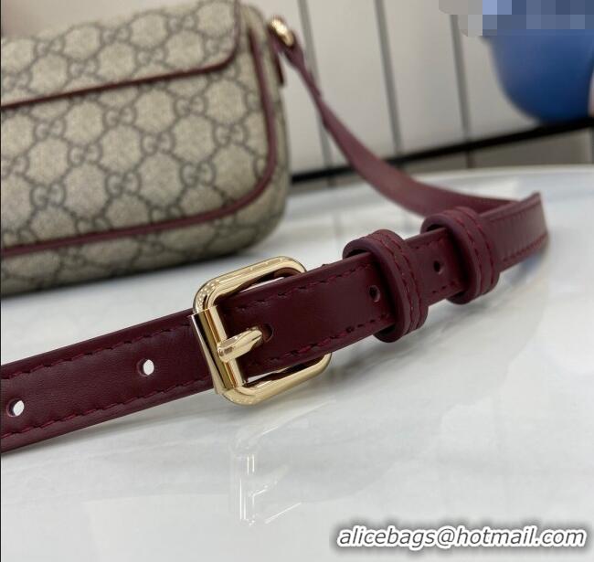 Grade Design Gucci GG Canvas Mini Shoulder bag with Cat Detail 818764 2024