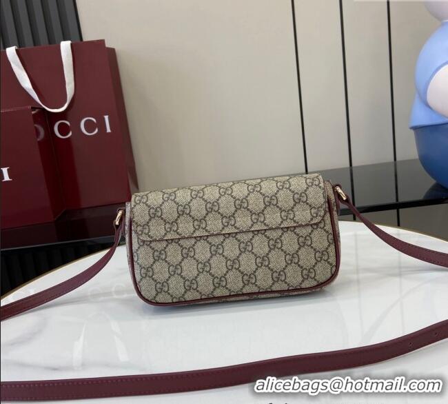 Grade Design Gucci GG Canvas Mini Shoulder bag with Cat Detail 818764 2024
